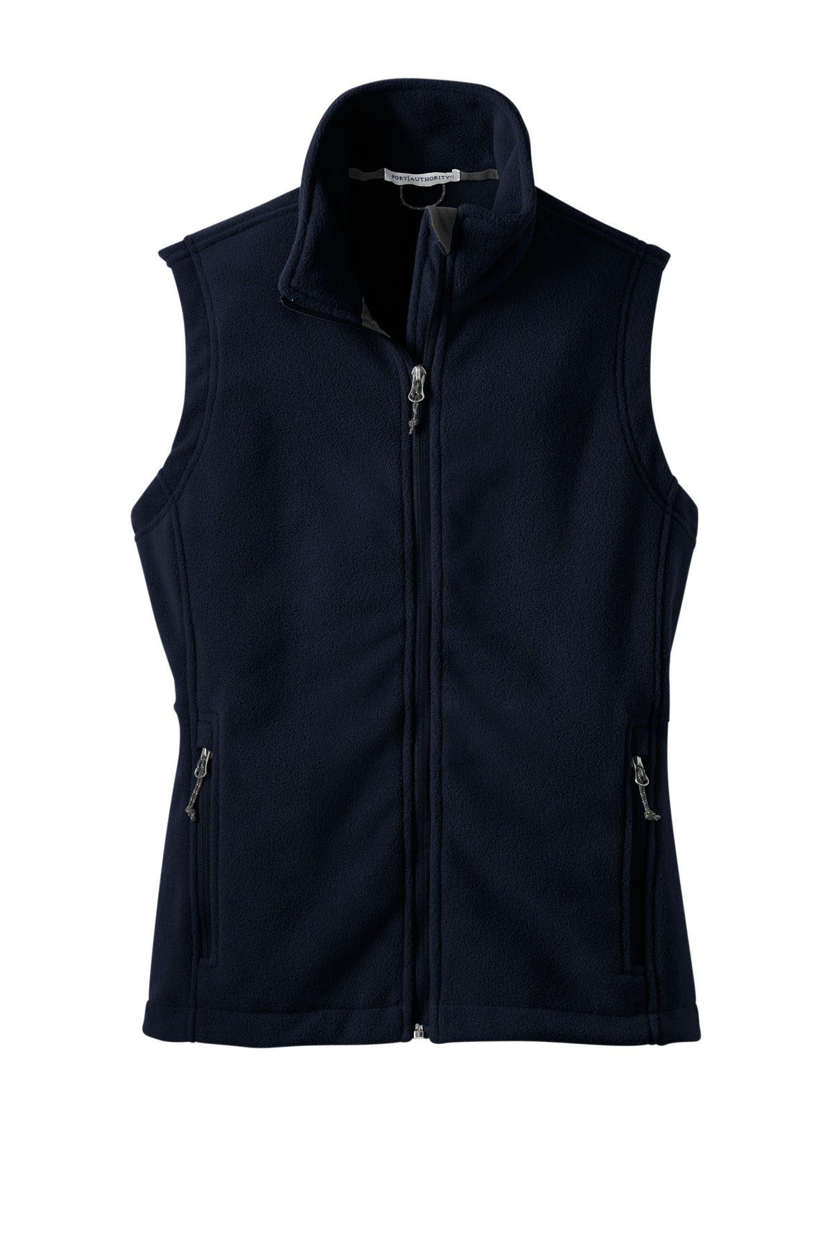 Front View of True Navy Port Authority Women's Value Fleece Vest. L219