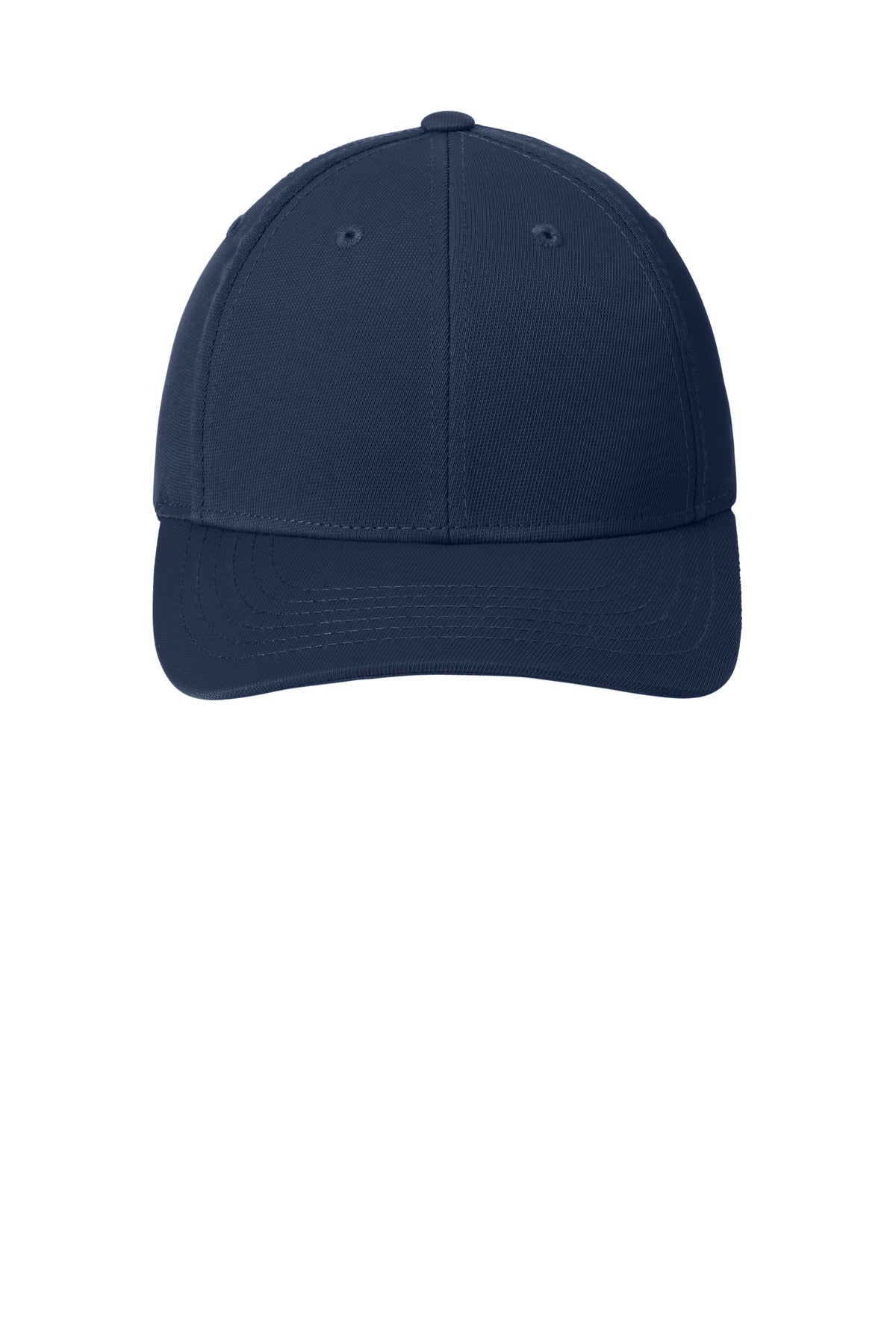 Front View of True Navy Sport-Tek Dry Zone Nylon Cap. STC10