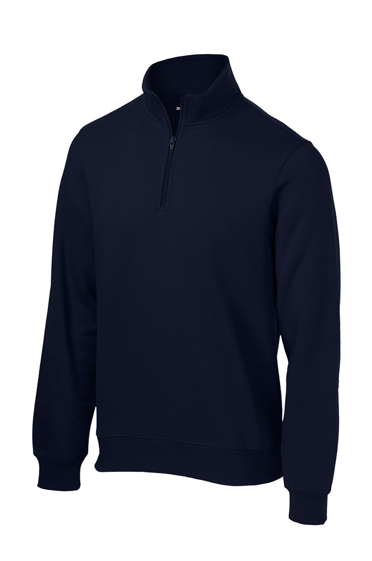 Front View of True Navy Sport-Tek Tall 1/4-Zip Sweatshirt. TST253