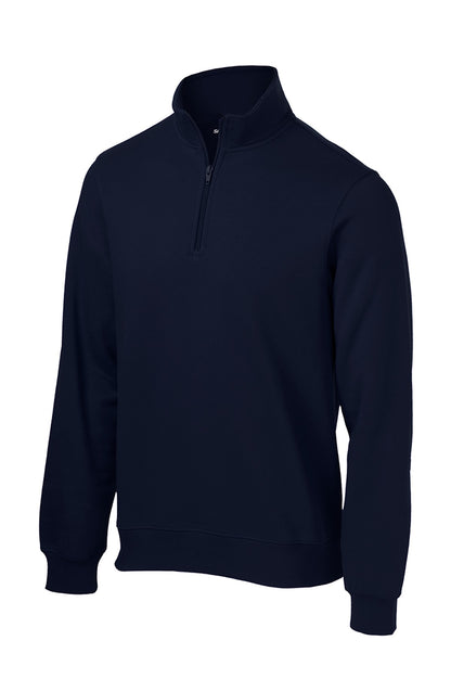 Front View of True Navy Sport-Tek Tall 1/4-Zip Sweatshirt. TST253