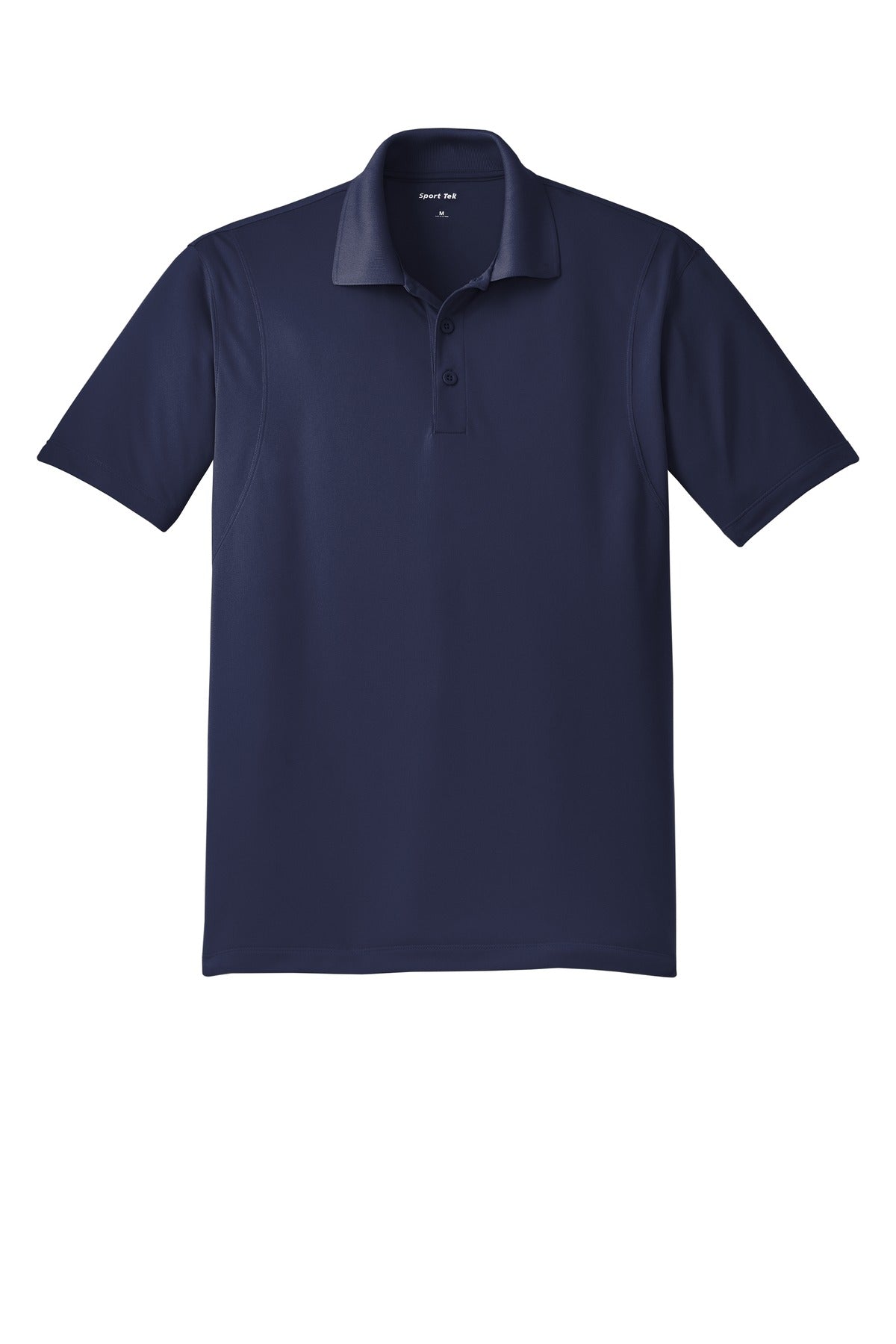 Front View of True Navy Sport-Tek Tall Micropique Sport-Wick Polo. TST650