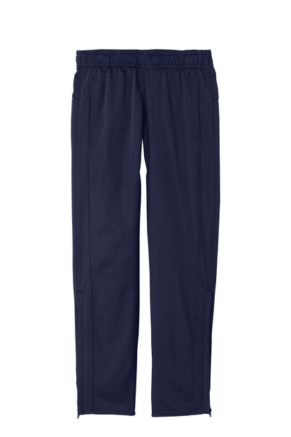 Front View of True Navy Sport-Tek Youth Tricot Track Jogger. YPST95
