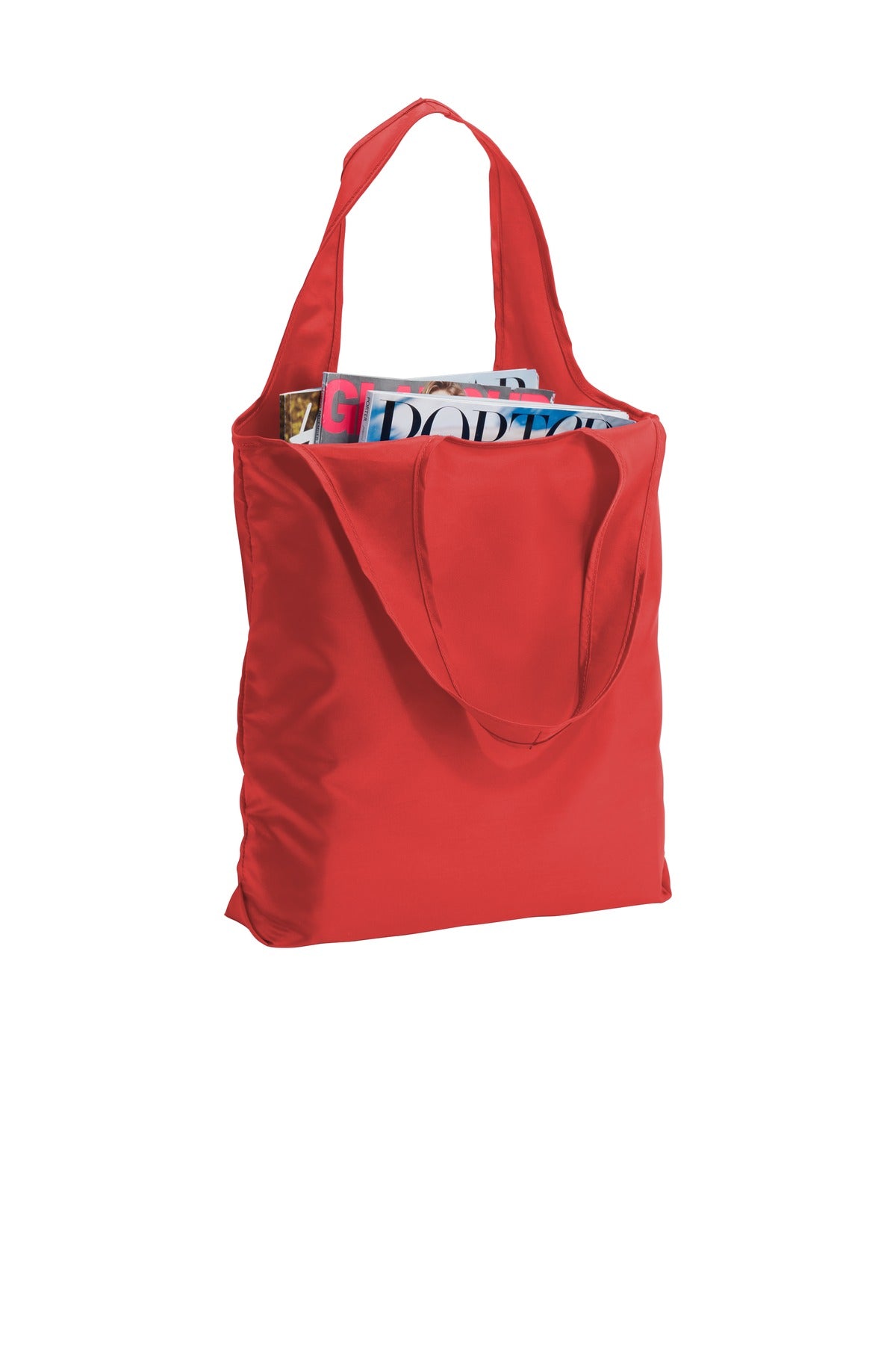 Front View of True Red Port Authority Ultra-Core Shopper Tote BG416