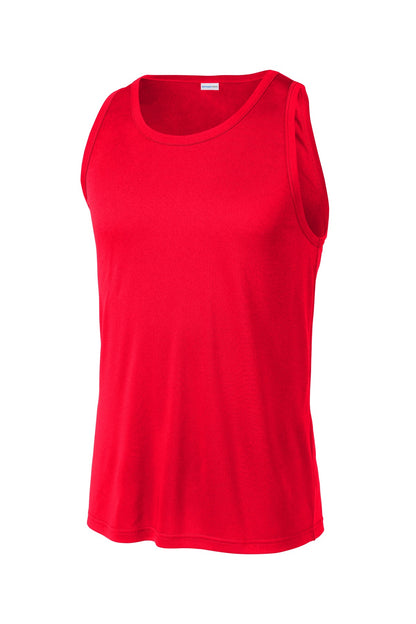 Front View of True Red Sport-Tek PosiCharge Competitor Tank. ST356