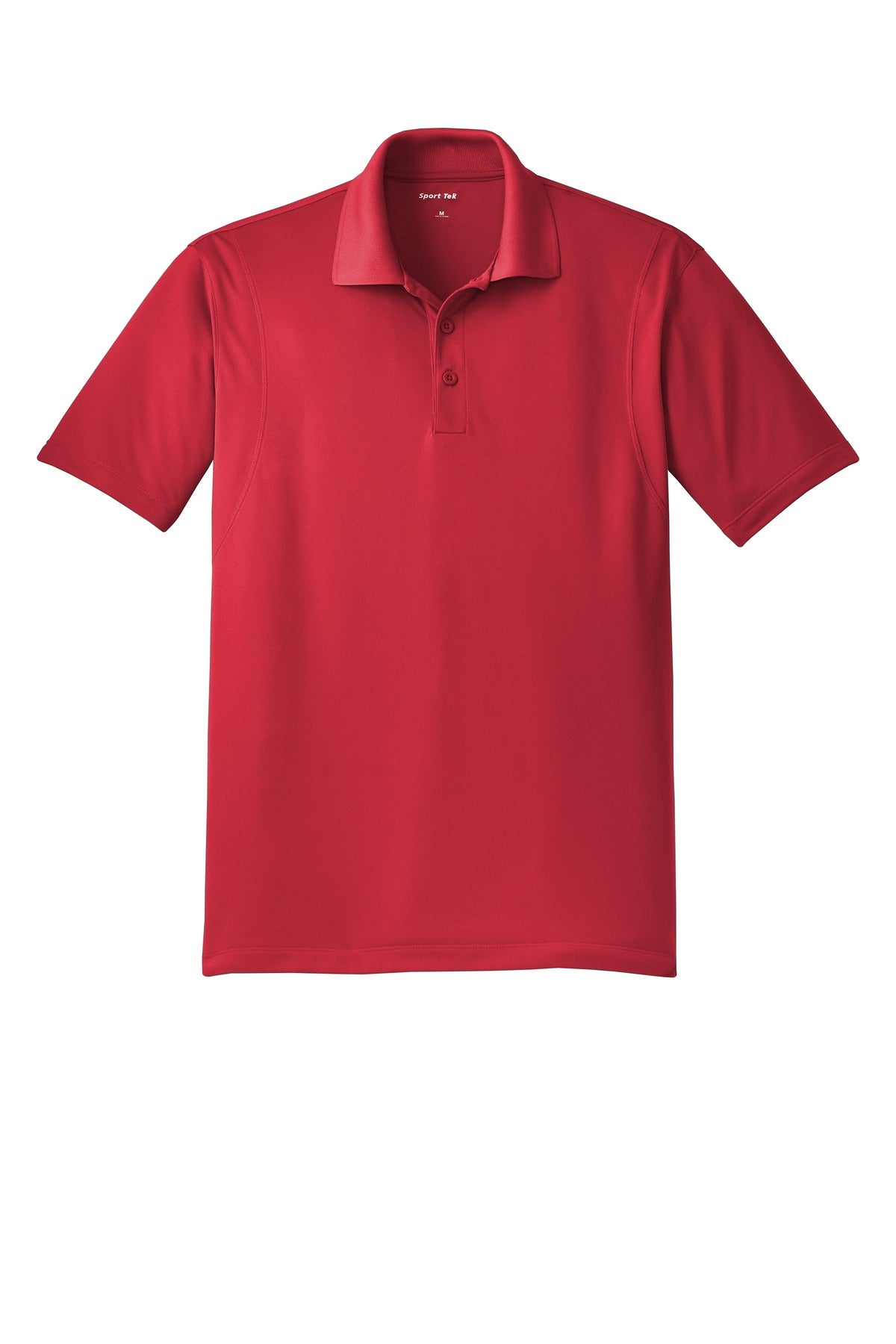 Front View of True Red Sport-Tek Tall Micropique Sport-Wick Polo. TST650