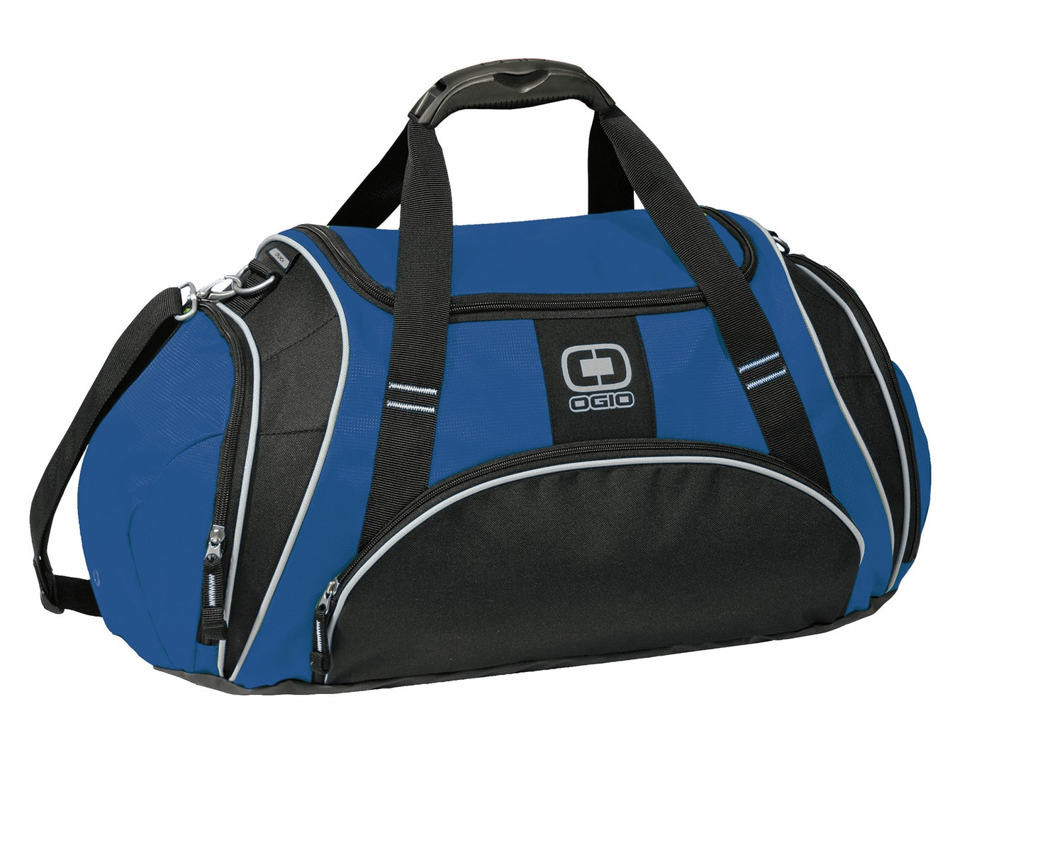 Front View of True Royal OGIO - Crunch Duffel. 108085