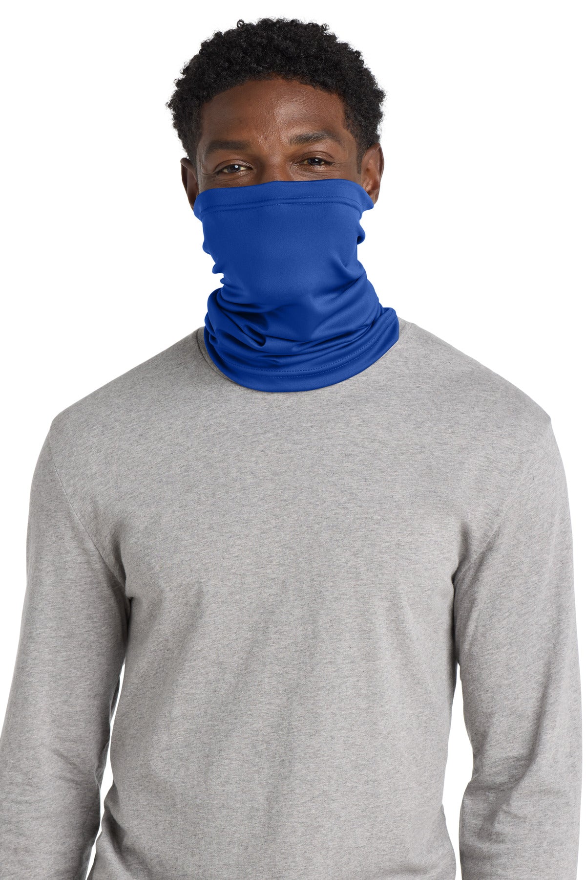 Front View of True Royal Port Authority Stretch Performance Gaiter G100