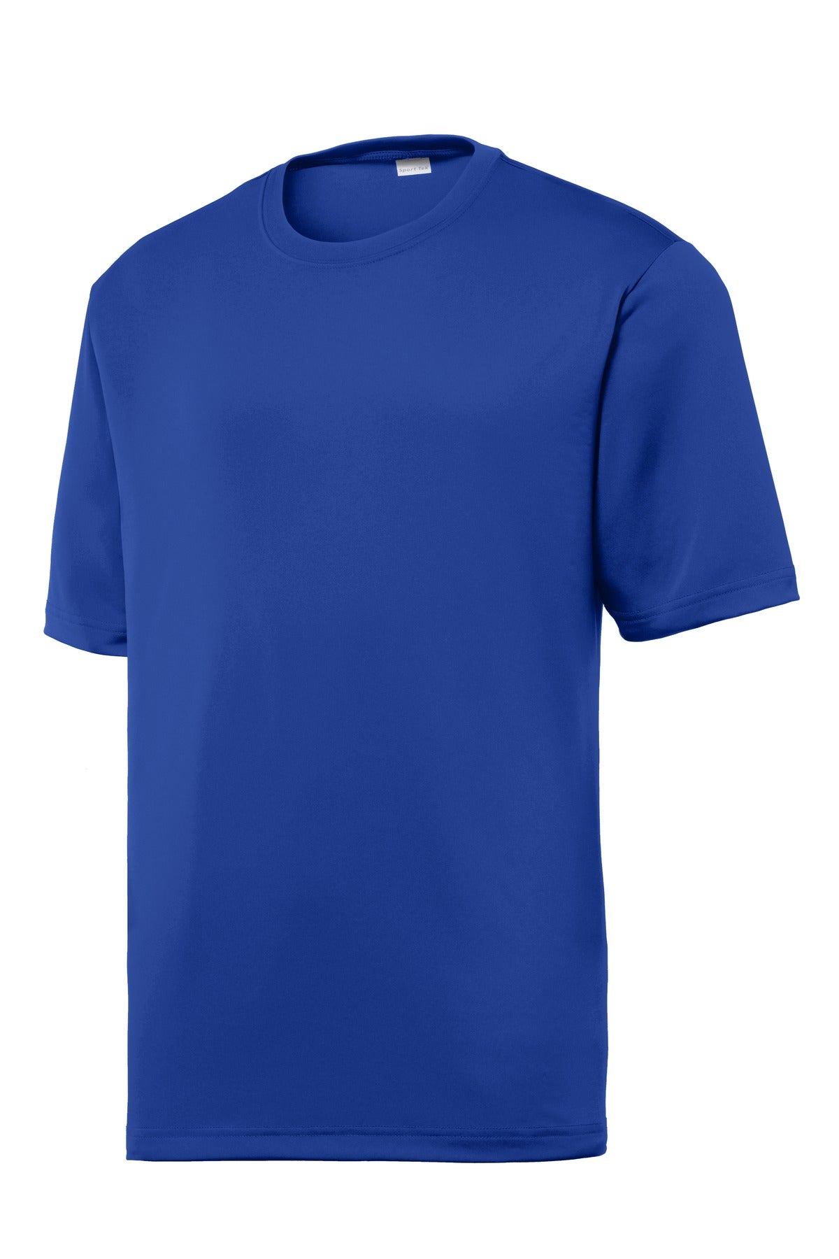 Front View of True Royal Sport-Tek PosiCharge Tough Tee . ST320