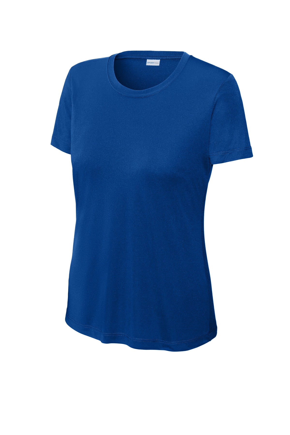 Front View of True Royal Sport-Tek Women's PosiCharge Competitor Tee. LST350
