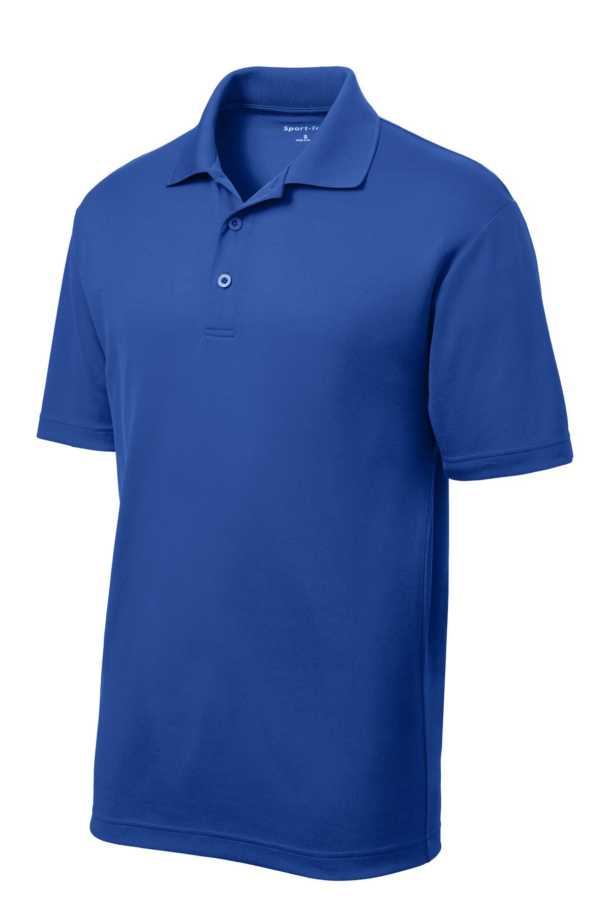 Front View of True Royal Sport-Tek Youth PosiCharge RacerMesh Polo. YST640