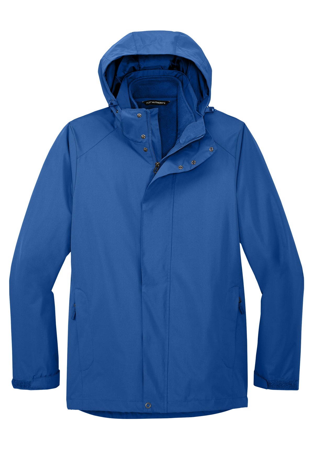 Front View of TrueBlue Port Authority All-Weather 3-in-1 Jacket J123