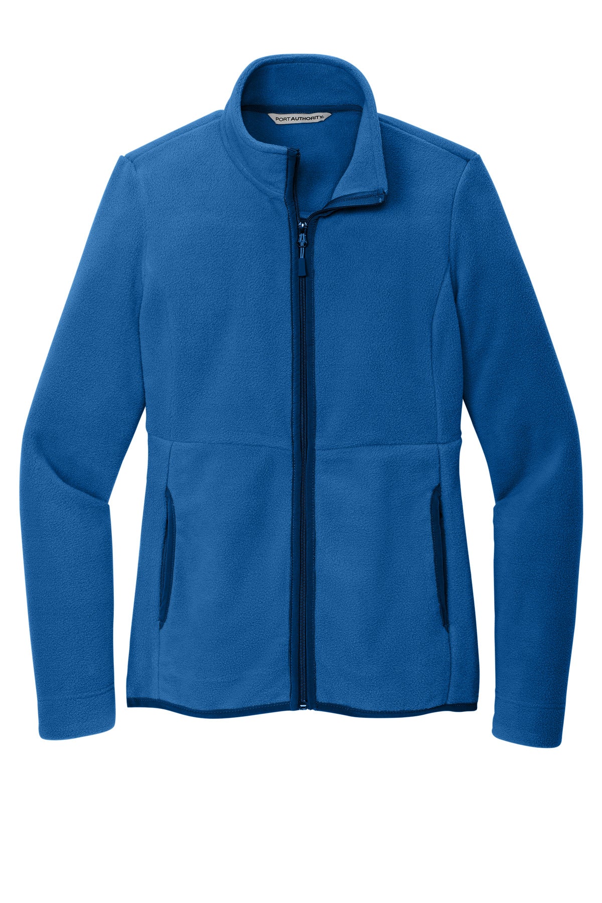 Front View of TrueBlue Port Authority Women's Connection Fleece Jacket L110