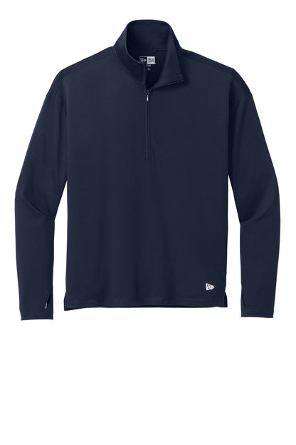 Front View of TrueNavy New Era Women's Power 1/2-Zip LNEA228