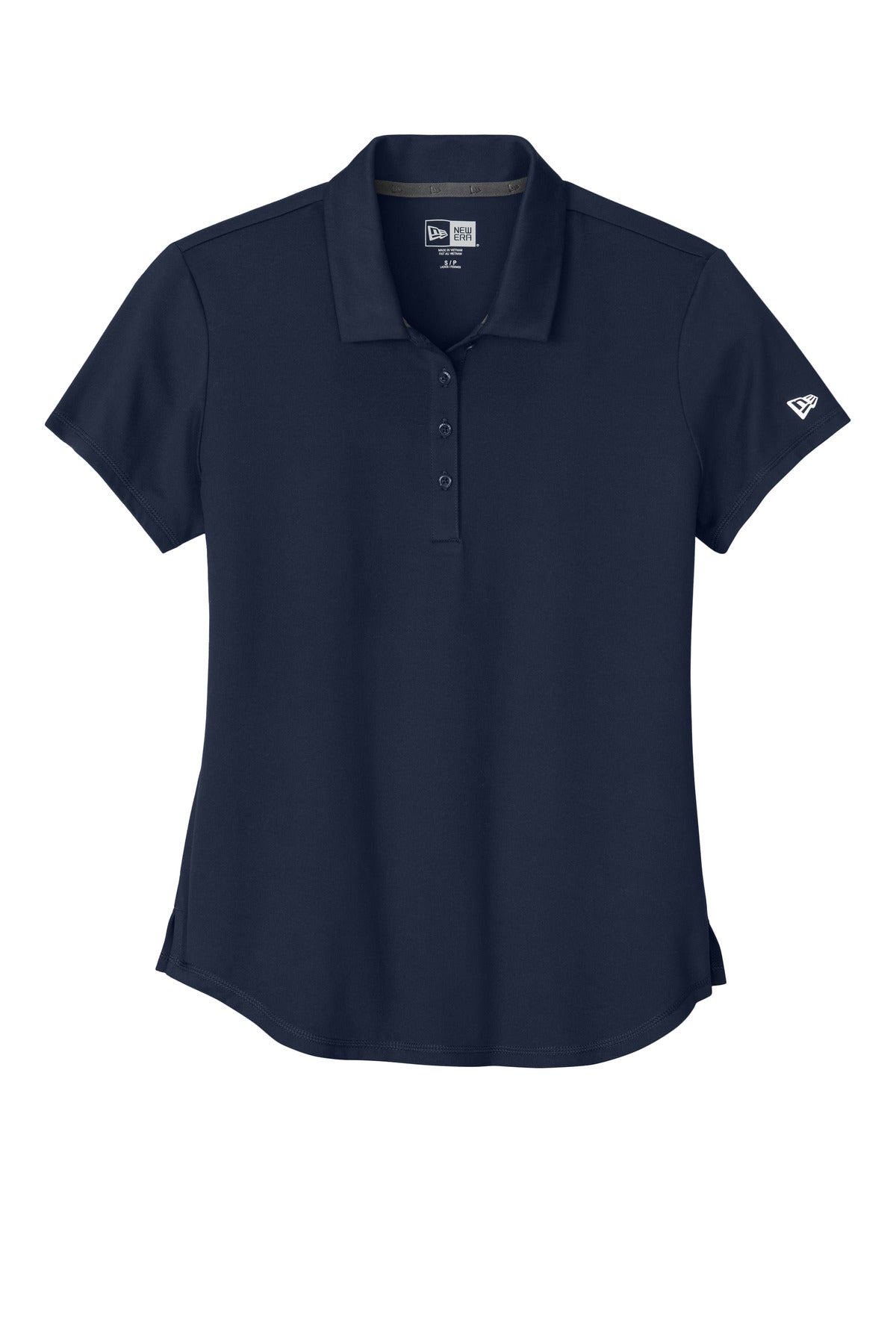 Front View of TrueNavy New Era Women's Power Polo LNEA225