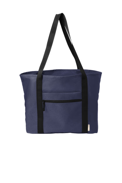 Front View of TrueNavy Port Authority C-FREE Recycled Tote BG470
