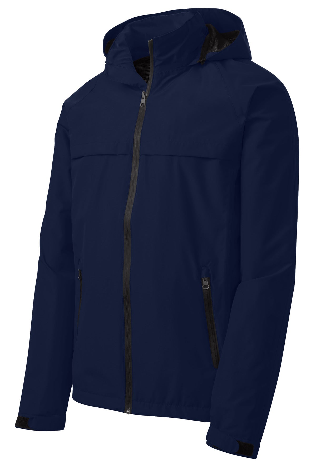 Front View of TrueNavy Port Authority Tall Torrent Waterproof Jacket TLJ333
