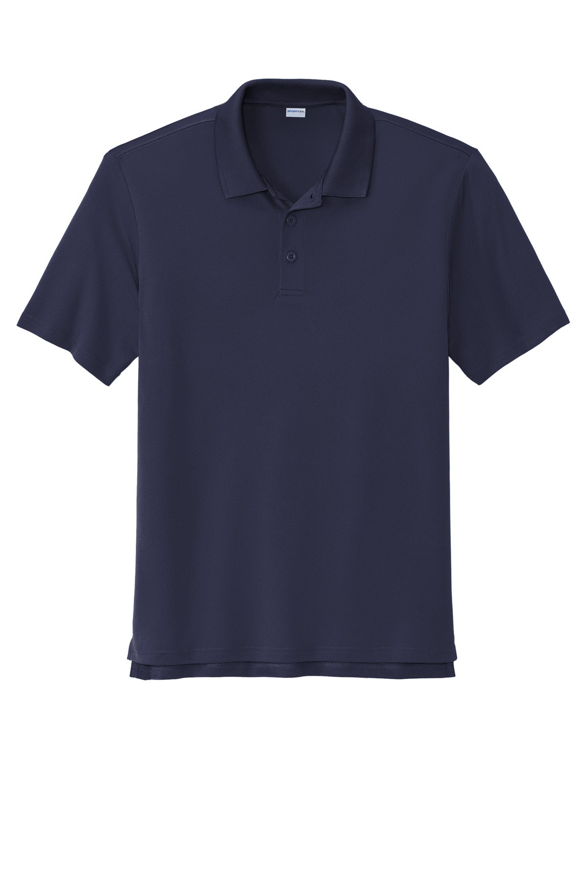 Front View of TrueNavy Sport-Tek Sideline Polo ST535