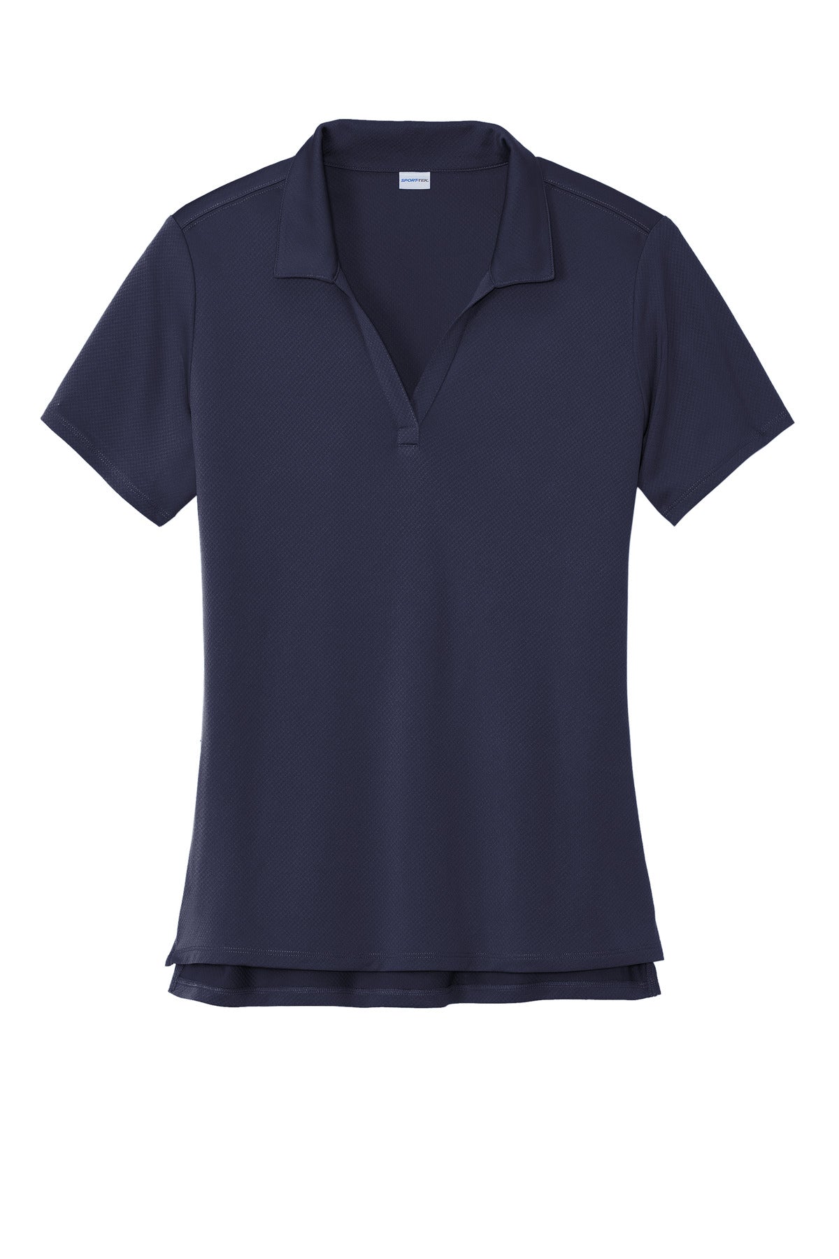 Front View of TrueNavy Sport-Tek Women's Sideline Polo LST535