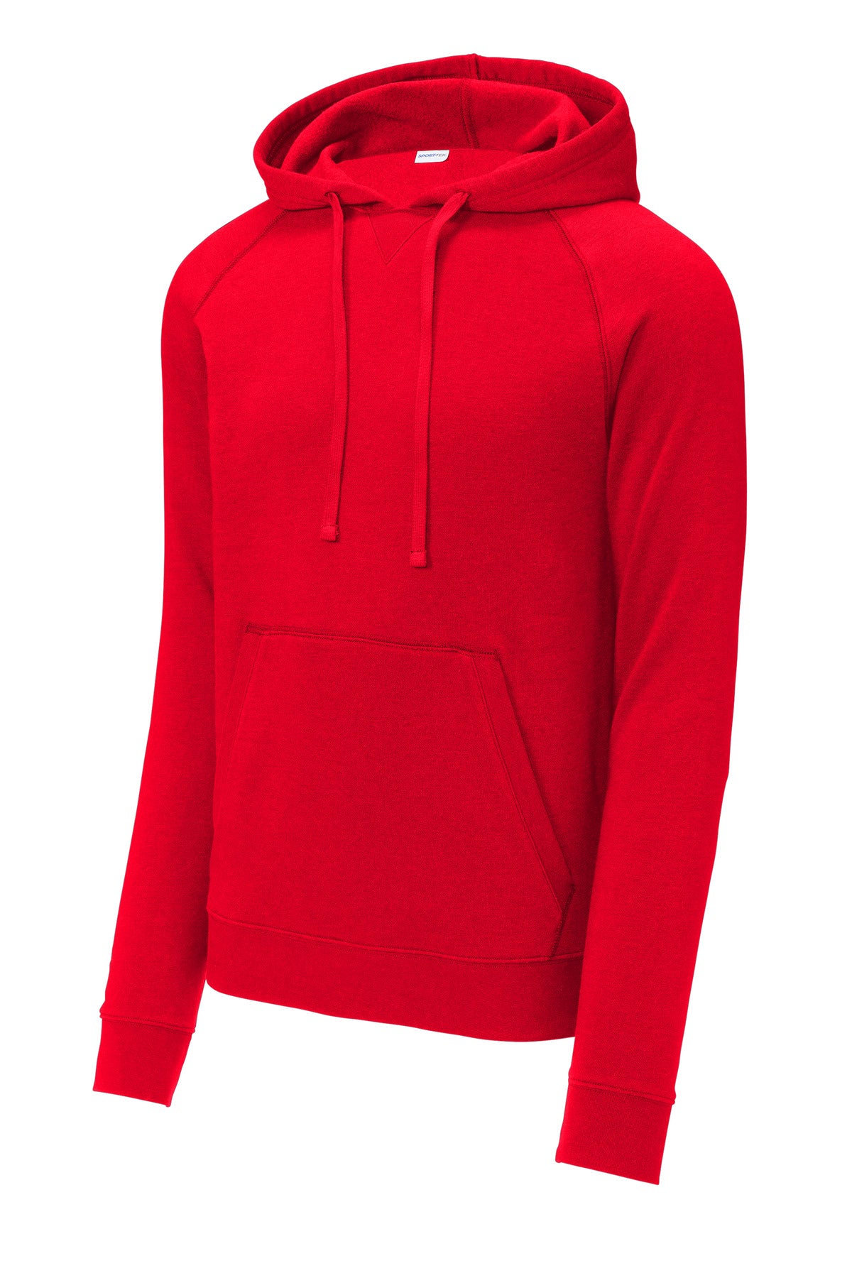 Front View of TrueRed Sport-Tek Drive Fleece Pullover Hoodie STF200
