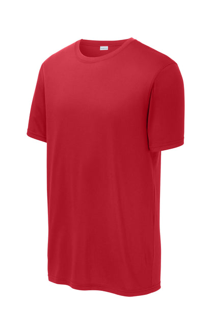 Front View of TrueRed Sport-Tek Echo Tee ST760