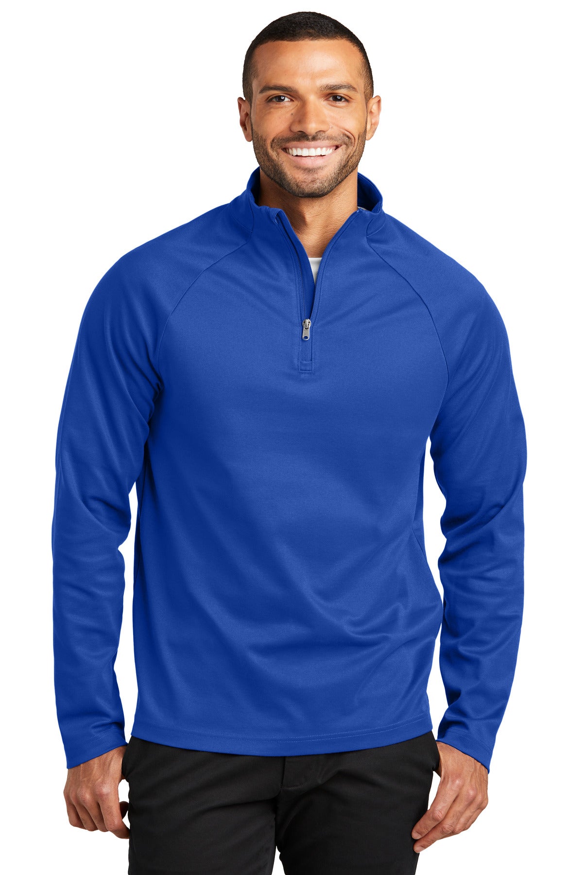Front View of TrueRoyal Port Authority C-FREE Cypress 1/4-Zip K870