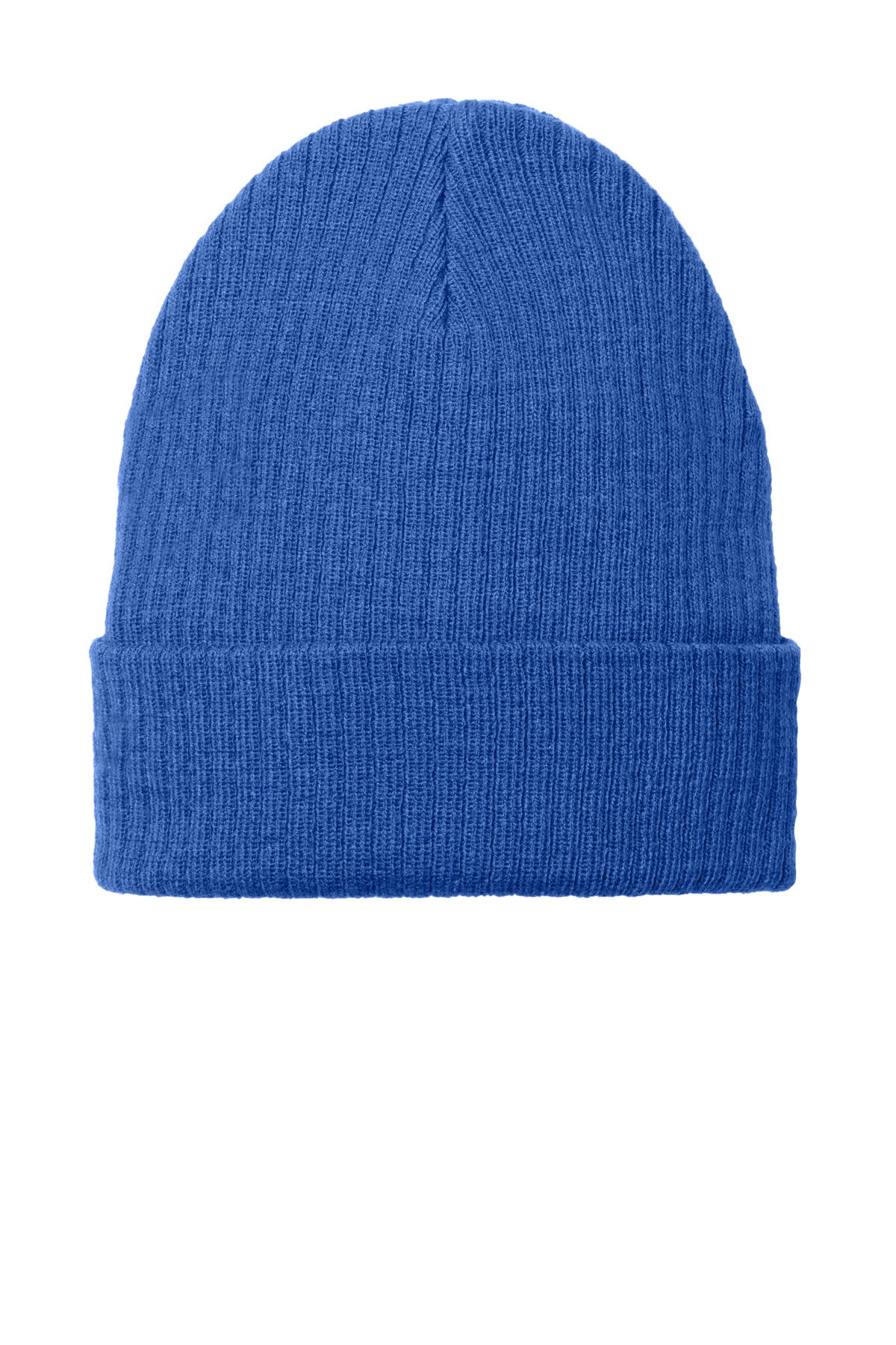 Front View of TrueRoyal Port Authority C-FREE Recycled Beanie C880