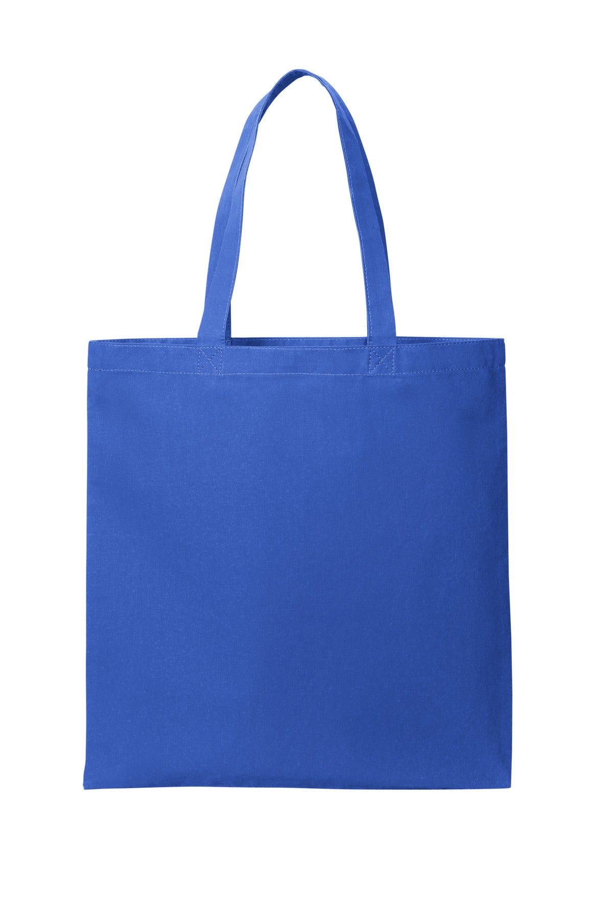 Front View of TrueRoyal Port Authority Core Cotton Tote BG1500