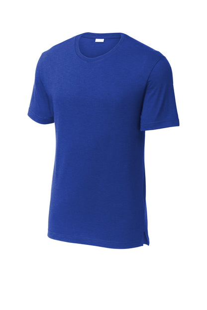 Front View of TrueRoyal Sport-Tek PosiCharge Strive Tee. ST430