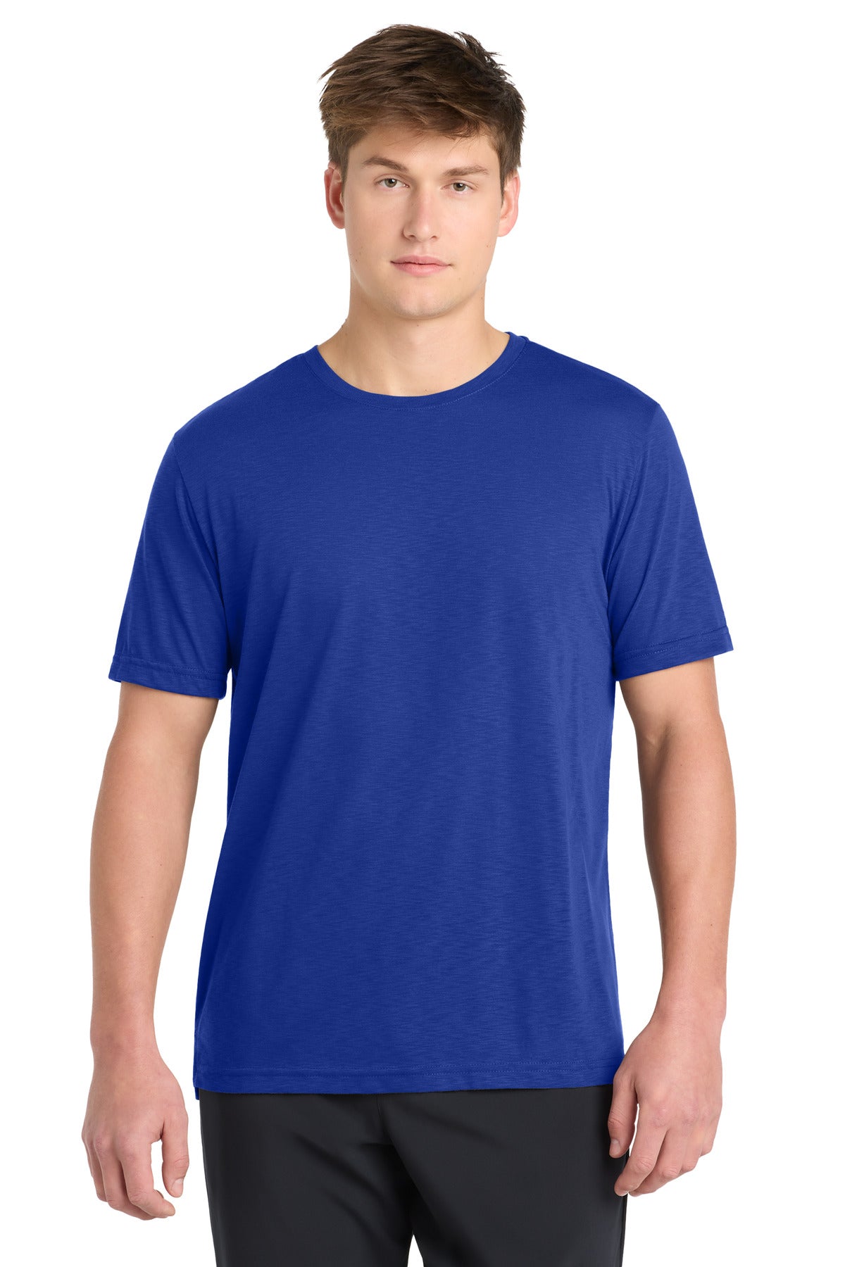 Front View of TrueRoyal Sport-Tek PosiCharge Strive Tee. ST430