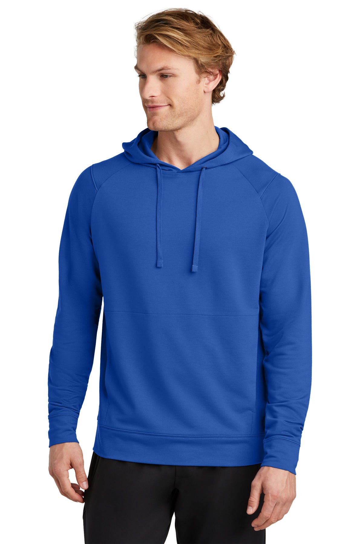 Front View of TrueRoyal Sport-Tek Sport-Wick Flex Fleece Pullover Hoodie ST562
