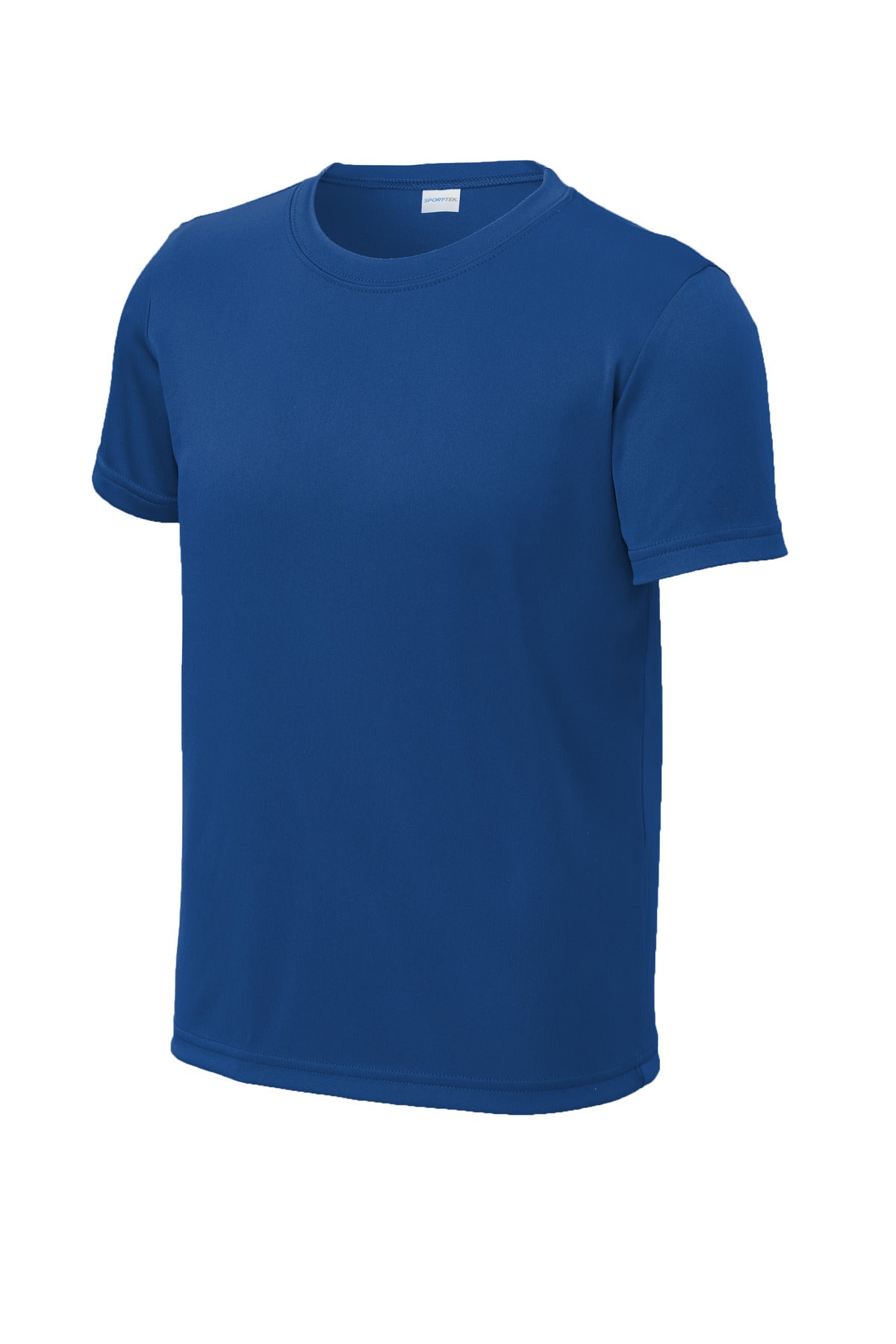 Front View of TrueRoyal Sport-Tek Youth PosiCharge Re-Compete Tee YST720