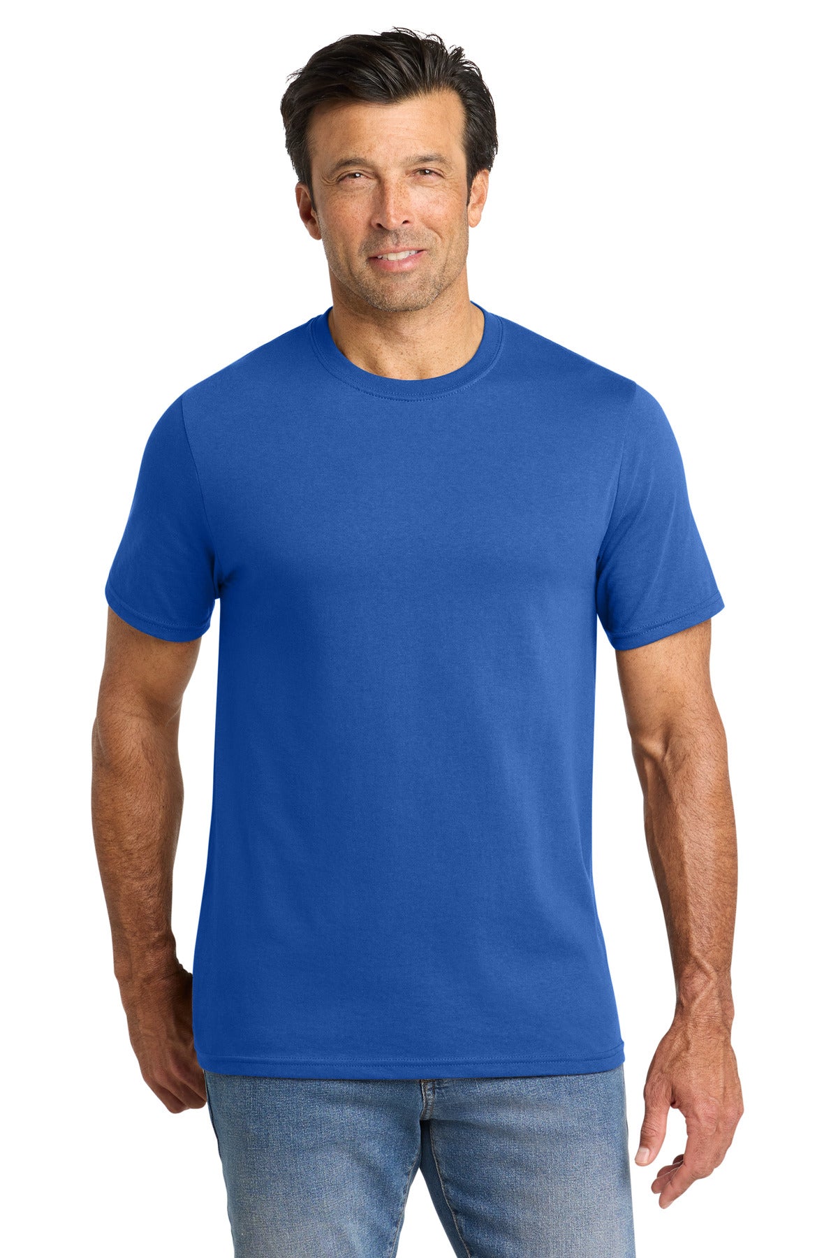 Front View of TrueRoyal Volunteer Knitwear All-American Tee VL100