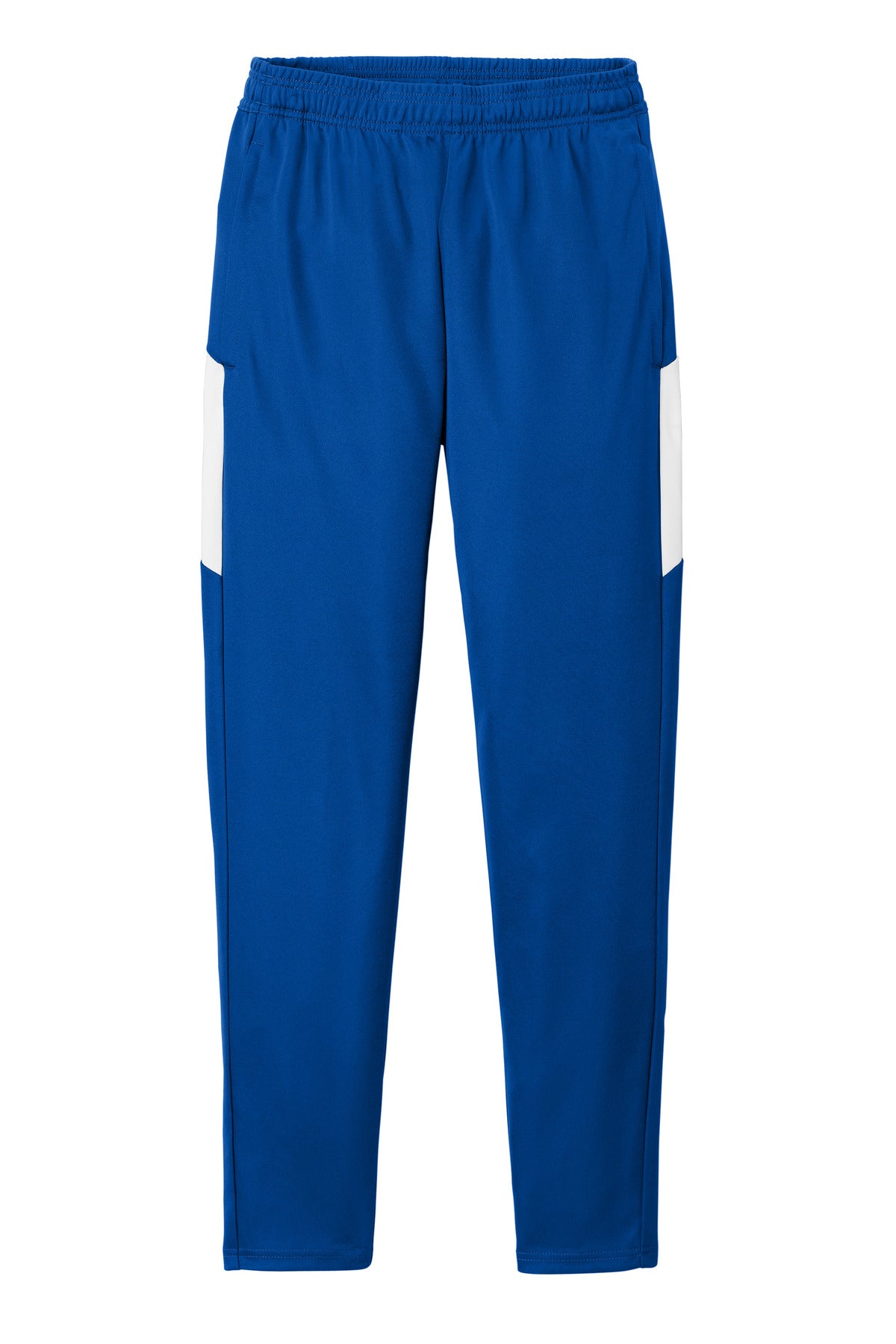 Front View of TRy/White Sport-Tek Travel Pant PST800