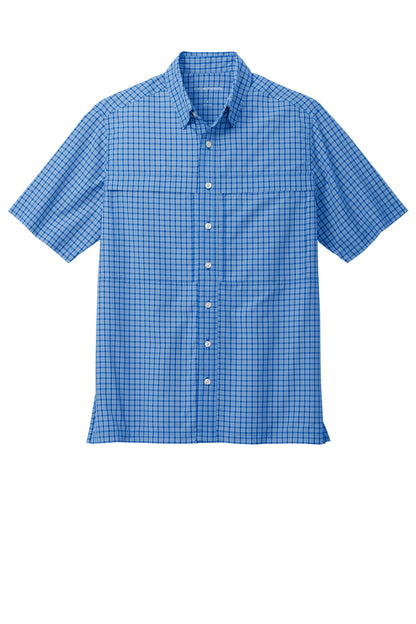 Front View of TRy/WMinPd Port Authority Short Sleeve UV Daybreak Shirt W961