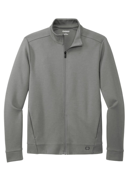 Front View of TurboGrey OGIO Bolt Full-Zip OG850