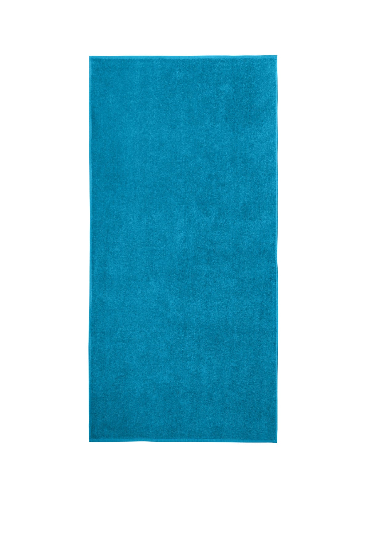 Front View of Turquoise Port Authority Value Beach Towel PT44