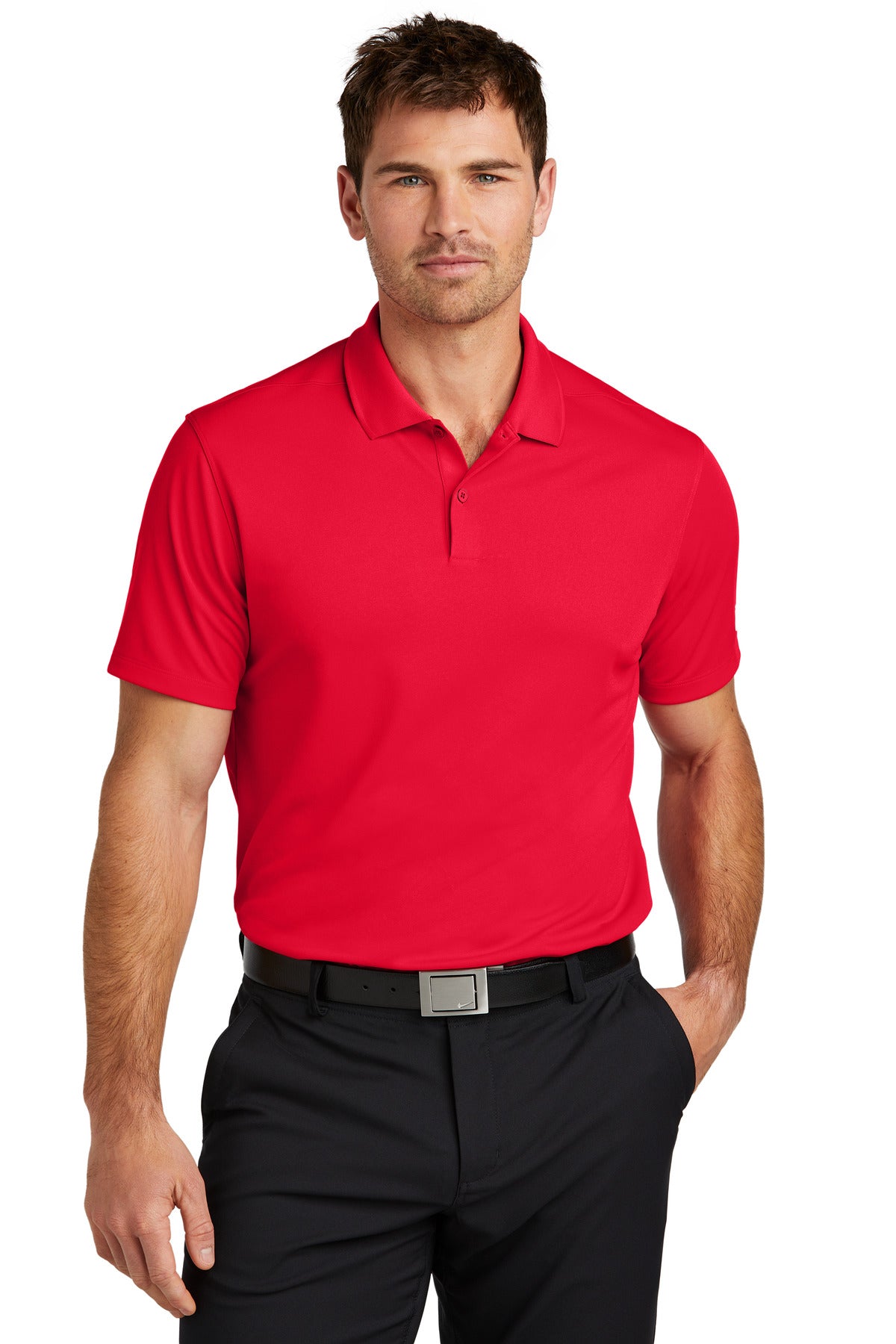 Front View of UniRed Nike Victory Solid Polo NKDX6684