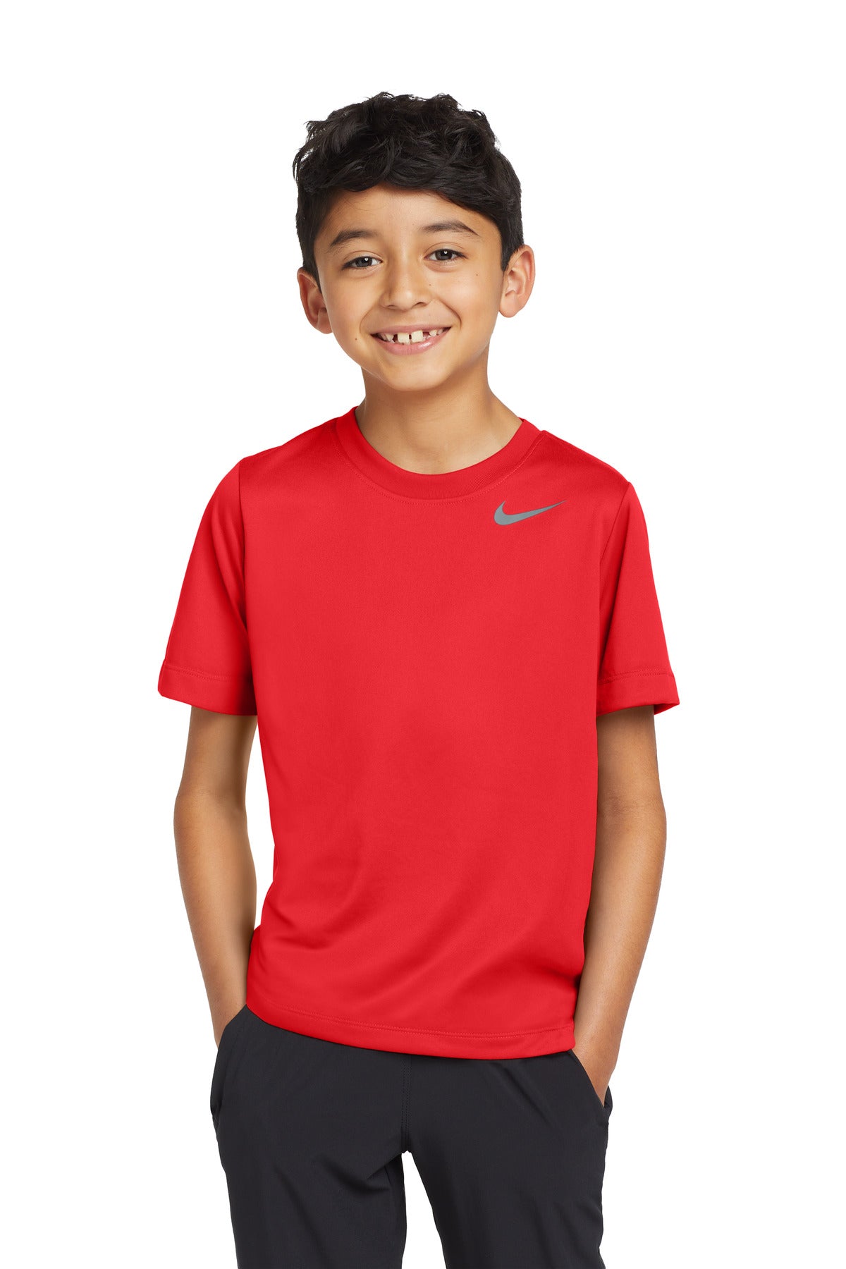 Front View of UniRed Nike Youth Team rLegend Tee DV7317
