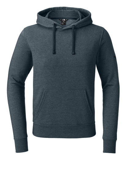 Front View of UrbNvyHt The North Face Sleeve Logo Pullover Hoodie NF0A8AU0