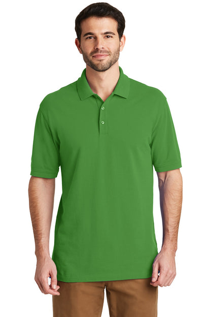 Front View of Vine Green Port Authority EZCotton Polo. K8000
