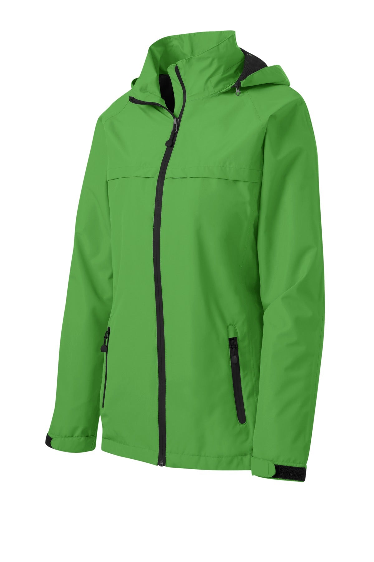 Front View of Vine Green Port Authority Women's Torrent Waterproof Jacket. L333