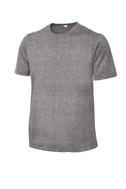 Front View of Vintage Hthr Sport-Tek Youth Heather Contender Tee. YST360