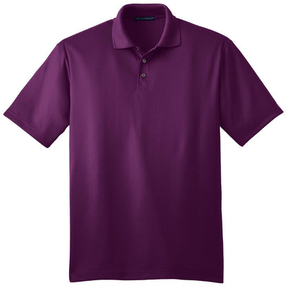 Front View of Violet Purple Port Authority Performance Fine Jacquard Polo. K528