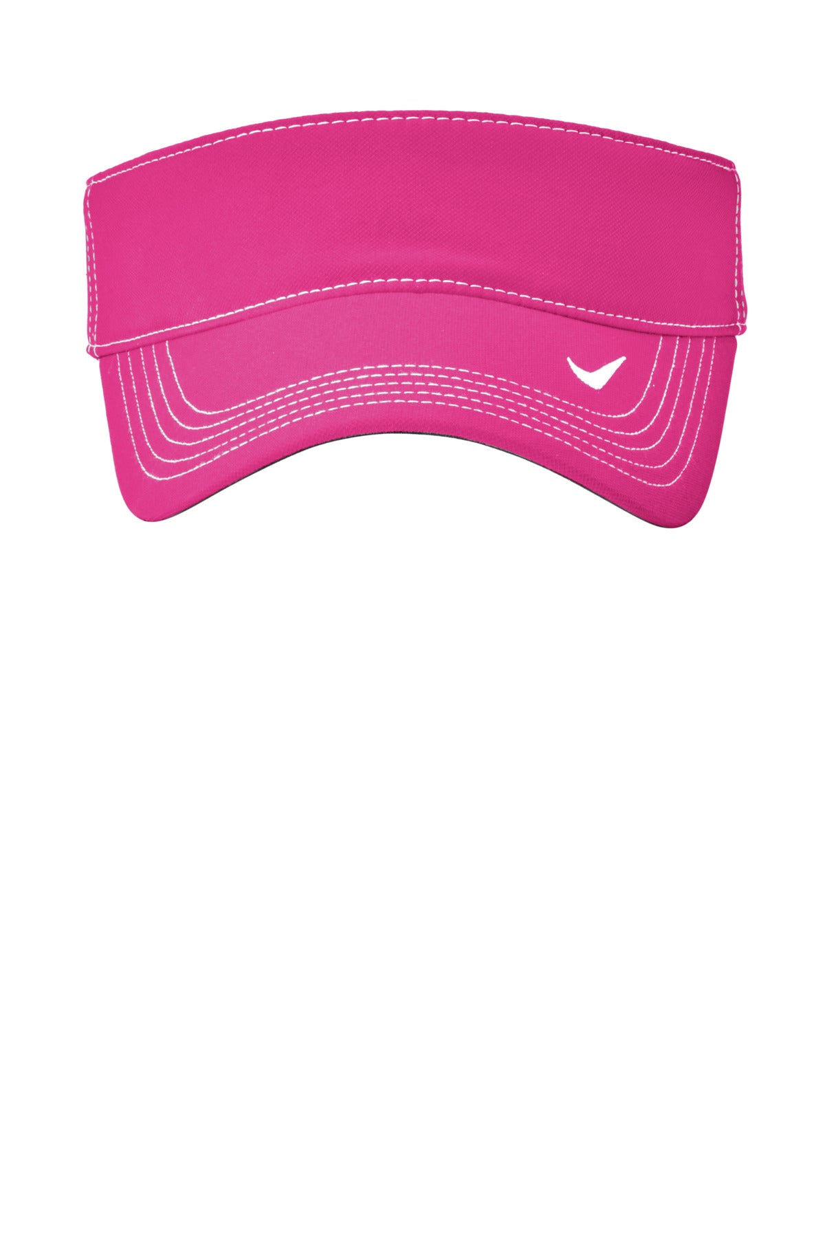 Front View of VividPink Nike Dri-FIT Ace Visor NKFB6446