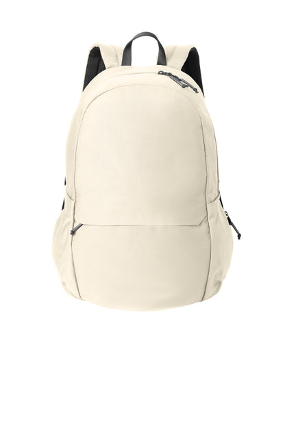 Front View of WarmQuartz Mercer+Mettle Claremont Backpack MMB210