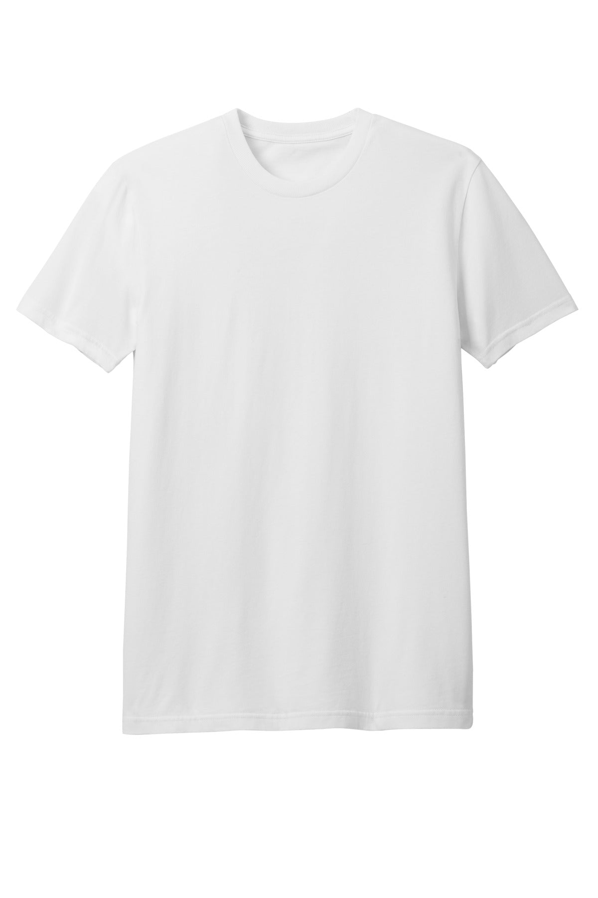 Front View of White District Wash Tee DT2101