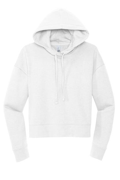 Front View of White District Women's V.I.T. Fleece Hoodie DT6101