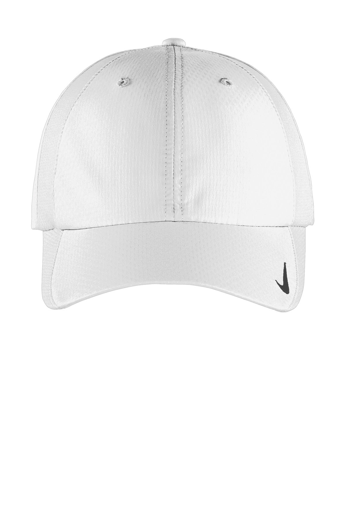 Front View of White Nike Sphere Performance Cap NKFD9709
