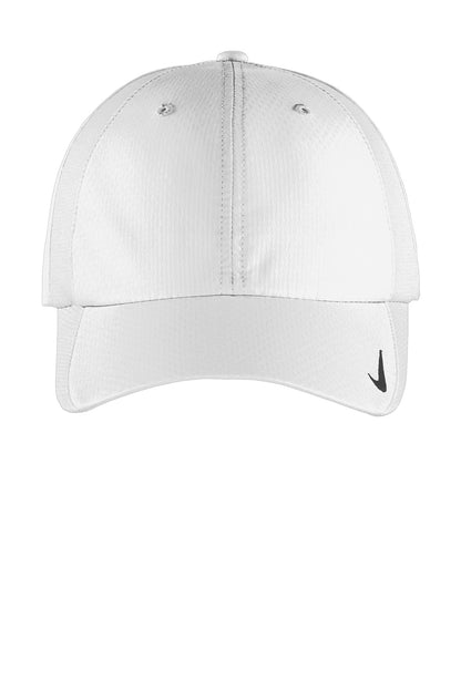 Front View of White Nike Sphere Performance Cap NKFD9709