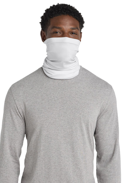 Front View of White Port Authority Stretch Performance Gaiter G100